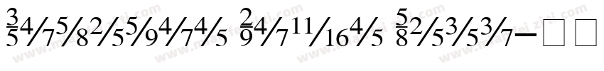 Rosehot Font Seri字体转换